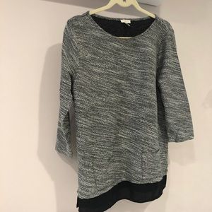 Talbots gray shirt size medium